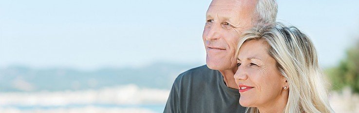 Ehepaar am Strand