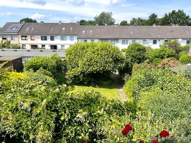 Blick vom Balkon Reihenendhaus Kronshagen