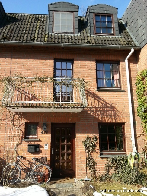 Eingang Reihenmittelhaus Hamburg / Rissen
