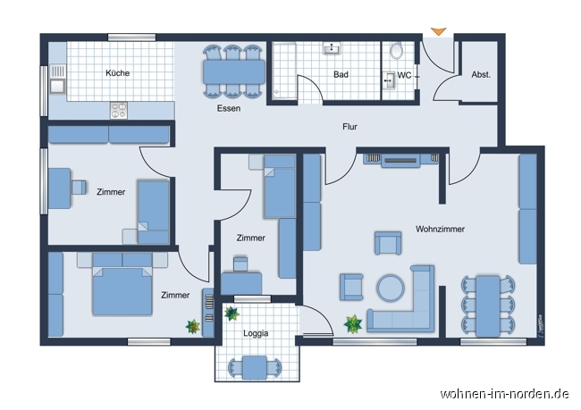 Grundriss Etagenwohnung Kronshagen