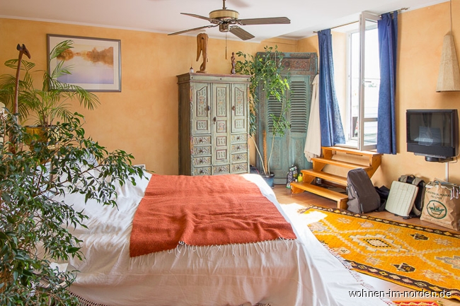 Schlafzimmer Penthousewohnung Kiel / Blcherplatz