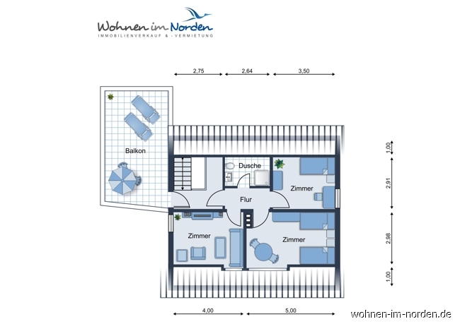 Obergeschoss Einfamilienhaus Neum�nster