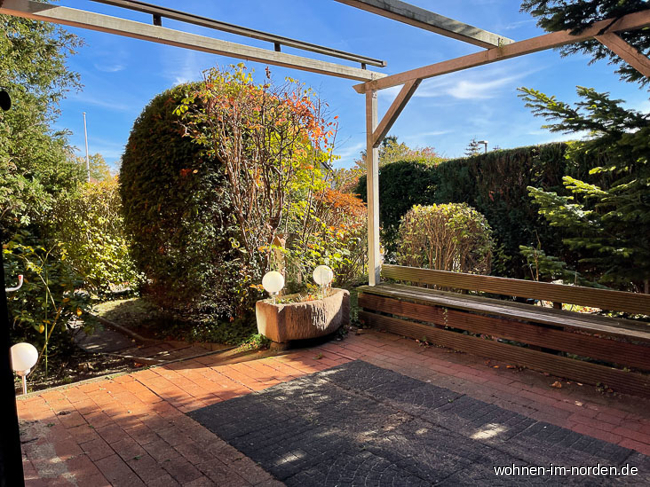 Terrasse nach Sden Einfamilienhaus Wendtorf