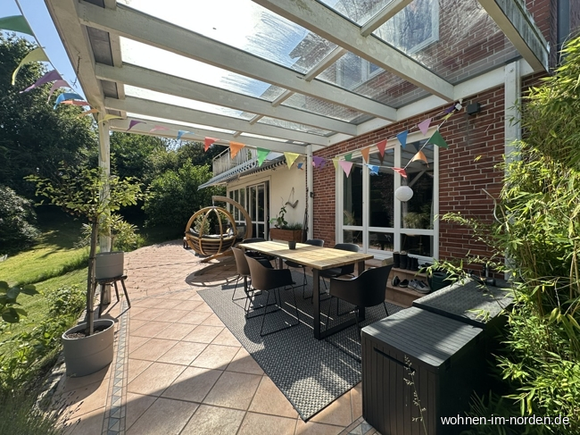 berdachte Terrasse Einfamilienhaus Molfsee