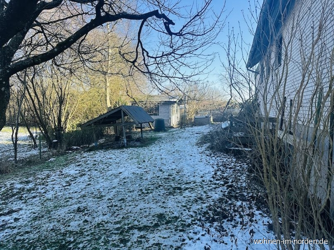 hinterer Garten Einfamilienhaus Blumenthal