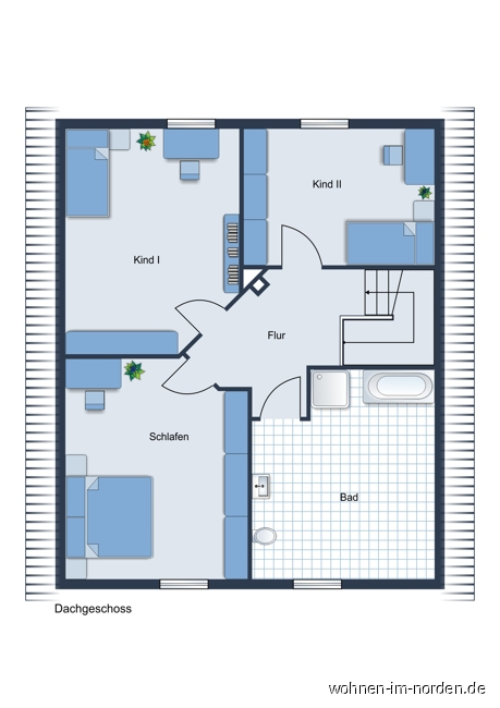 Obergeschoss Einfamilienhaus Neumnster