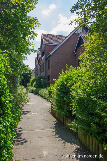 Haus von vorne seitlich Maisonettewohnung Schenefeld