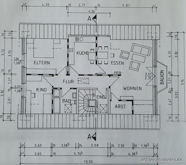 Dachgeschoss Einfamilienhaus Sievershtten