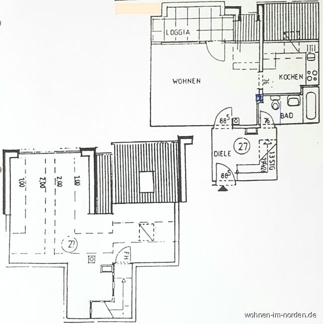 Grundriss 2021 Maisonettewohnung Schenefeld
