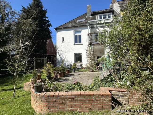 Gartenansicht Villa Kiel / Hassee