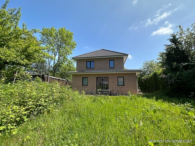 Blick vom Garten Einfamilienhaus Flintbek / Groflintbek