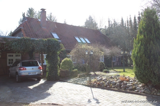 Blick von der Strasse aus Einfamilienhaus Asendorf