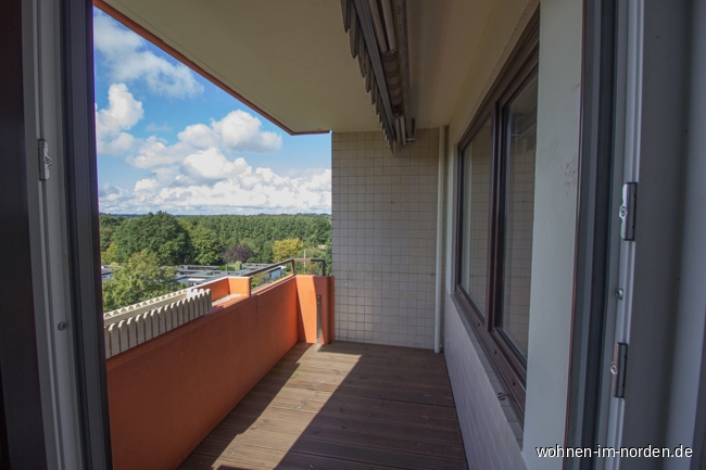 Balkon - West Etagenwohnung Kiel / Schilksee