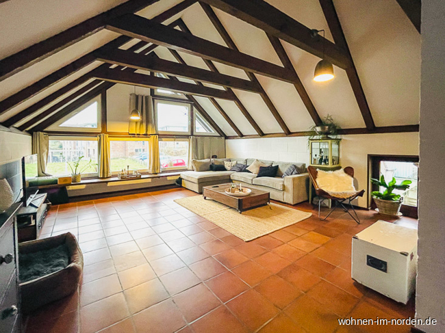 Wohnzimmer OG Mehrfamilienhaus Bordesholm
