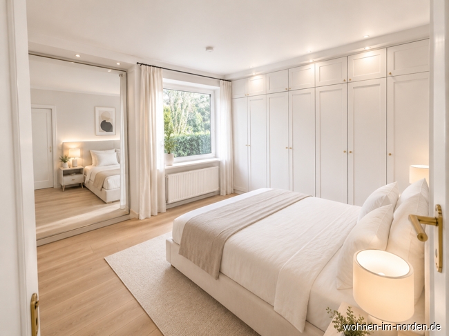 Ki-generiertes Beispiel Modernisierung Schlafzimmer Einfamilienhaus Altenholz