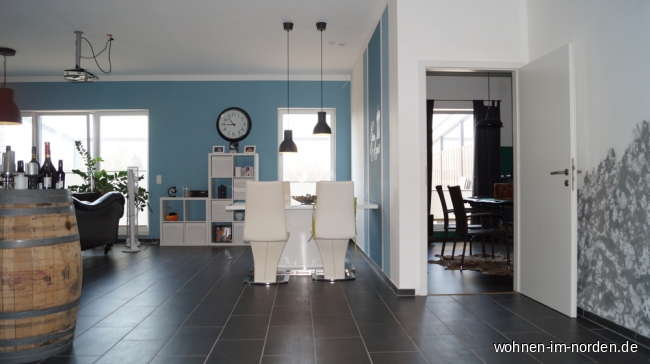 Diele mit Blick in den Hobbyraum Dachgeschosswohnung Barmstedt