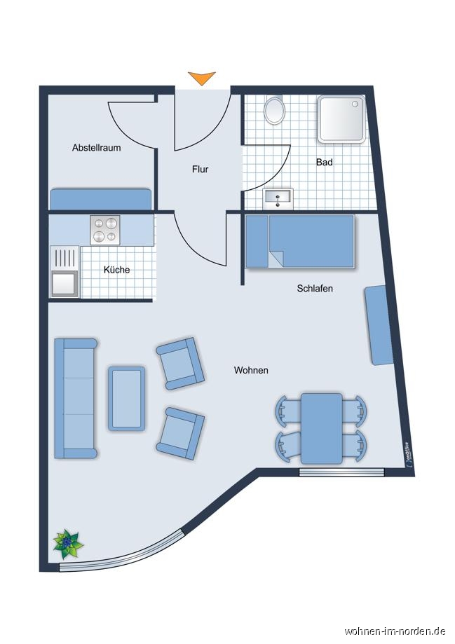  Etagenwohnung Kiel