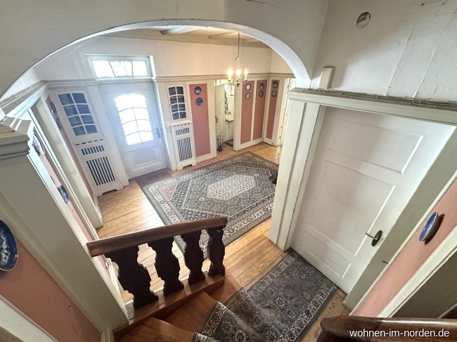 Treppenaufstieg Villa Hamburg / Lokstedt