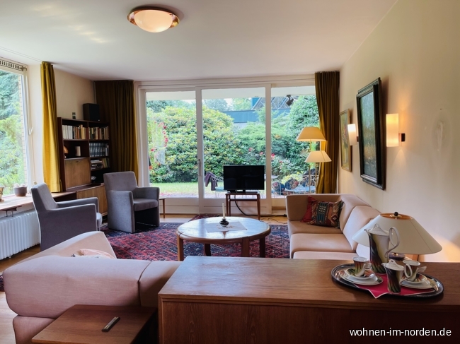 Wohnzimmer Einfamilienhaus Hamburg / Rissen