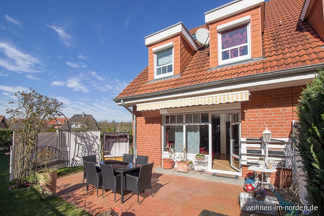 Terrasse Reihenendhaus Ltjenburg