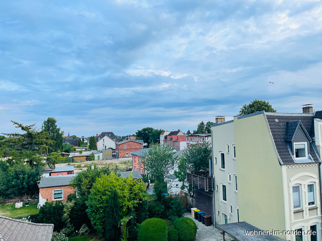 Ausblick Dachgeschosswohnung Kiel / Pries