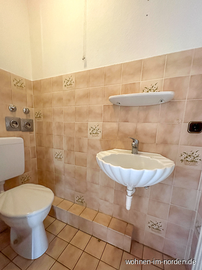 Gste-WC Maisonettewohnung Kiel / Friedrichsort