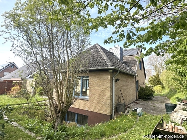 Ansicht seitlich Einfamilienhaus Kiel / Suchsdorf