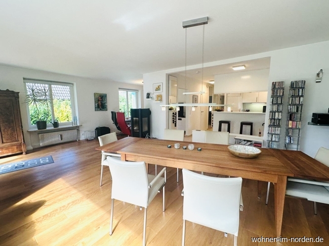 Wohnzimmer Bungalow Hamburg / Rissen