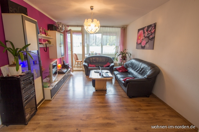Wohnzimmer Erdgeschosswohnung Kiel