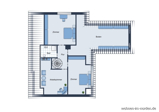 Obergeschoss Einfamilienhaus Altenholz