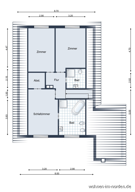 Obergeschoss Einfamilienhaus Gro Wittensee