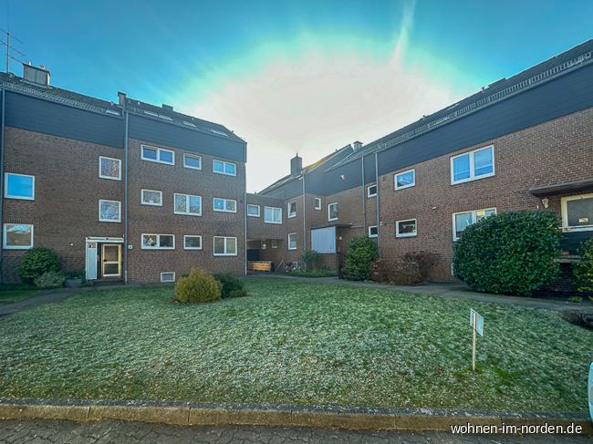 Rckansicht Maisonettewohnung Kiel / Friedrichsort