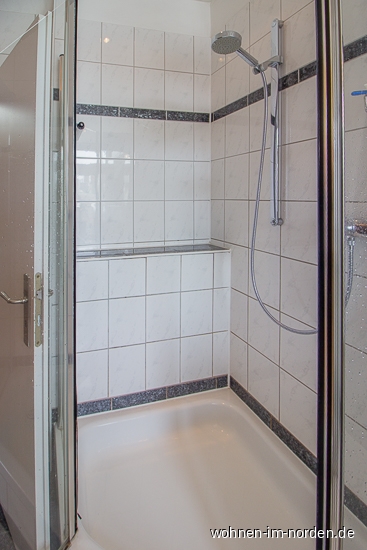 Dusche Penthousewohnung Kiel / Blcherplatz