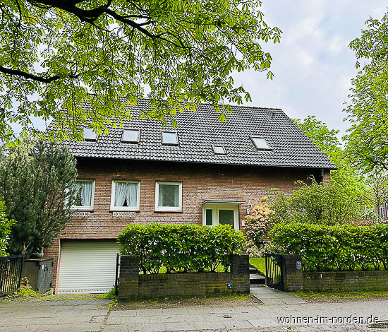 Straenansicht Zweifamilienhaus Hamburg