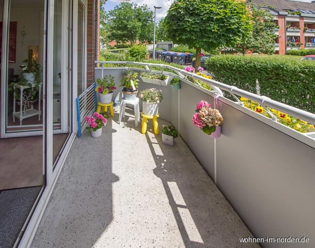 Balkon2 Erdgeschosswohnung Molfsee