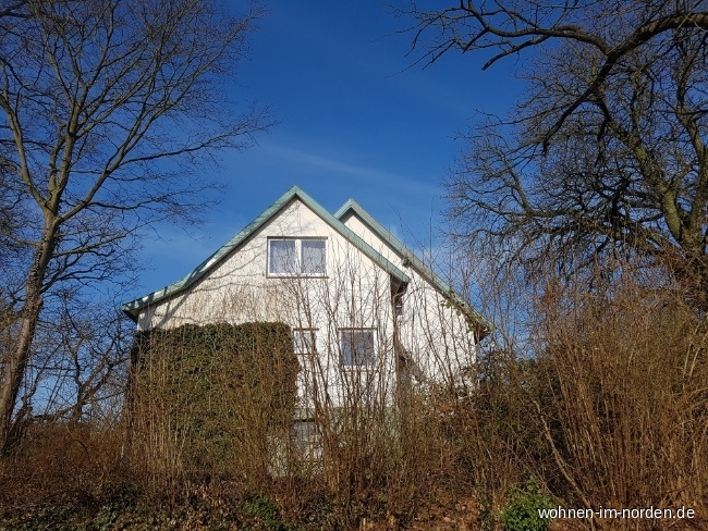 Anbau von der Strae aus Villa Schretstaken