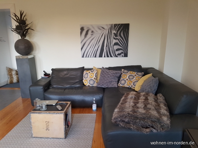 Wohnzimmer Etagenwohnung Kiel / Wik