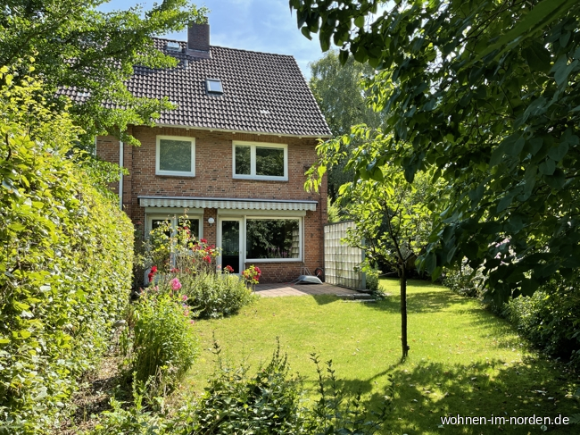 Gartenansicht Reihenendhaus Kronshagen