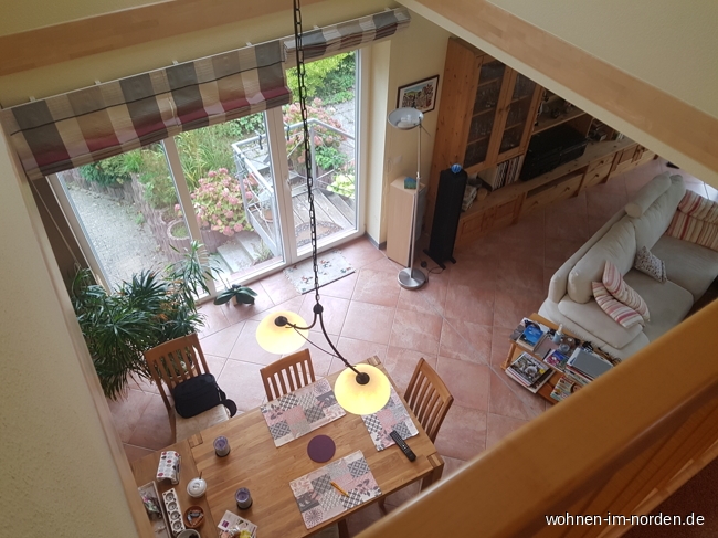 Blick von der Galerie Einfamilienhaus Nettelsee