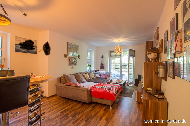 Wohnzimmer Erdgeschosswohnung Molfsee