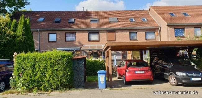 Straenseite Reihenmittelhaus Kiel