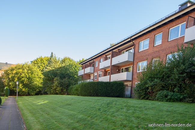 Ansicht von hinten Etagenwohnung Hamburg / Osdorf