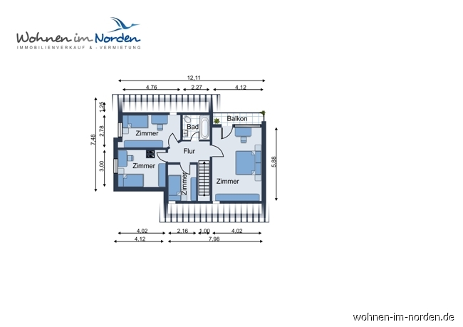 Obergeschoss Einfamilienhaus Preetz