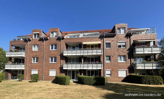 Rckansicht Haus Etagenwohnung Bordesholm