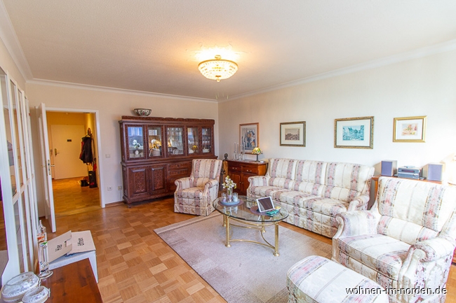 Wohnzimmer Etagenwohnung Kronshagen