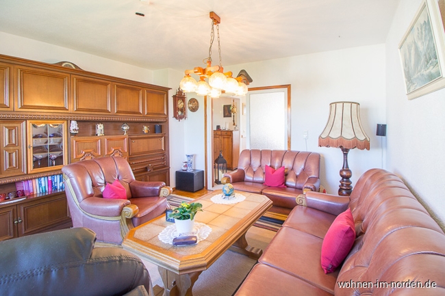Wohnzimmer Etagenwohnung Kiel Elmschenhagen