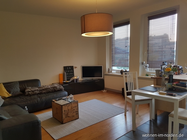 Wohnzimmer Etagenwohnung Kiel / Wik