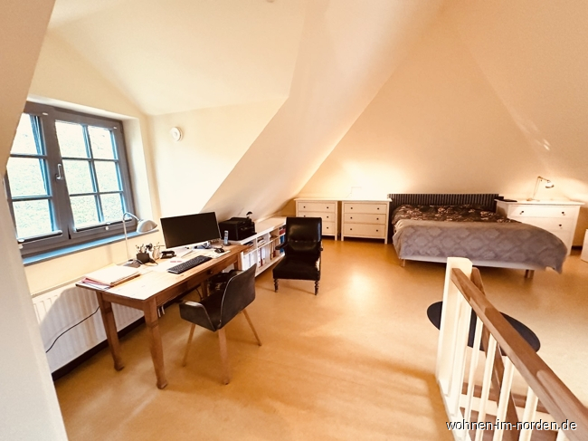 Schlafzimmer Obergeschoss Einfamilienhaus Hohwacht