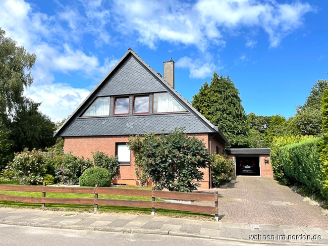 Straenansicht Einfamilienhaus Flintbek / Kleinflintbek
