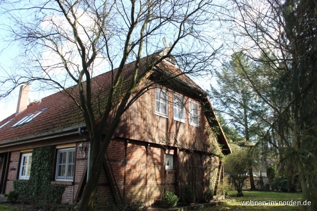 Blick von vorne Einfamilienhaus Asendorf